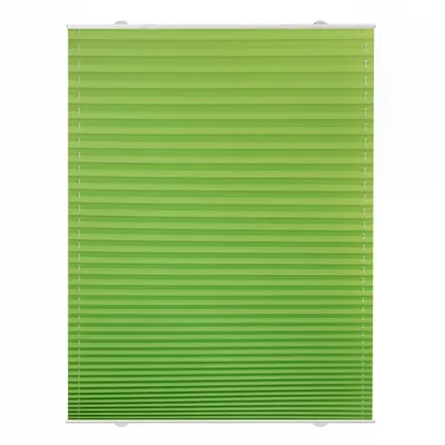 Produktbild von Lichtblick Plissee Haftfix, ohne Bohren Grün, 55 cm x 130 cm (B x L)