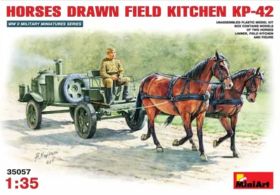 Produktbild von MiniArt Feldküche als Pferdefuhrwerk  6465057