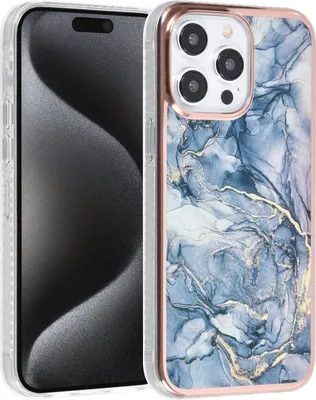 Produktbild von UNIQ Accessory iPhone 15 Pro Max TPU Back Cover - Marble Grey