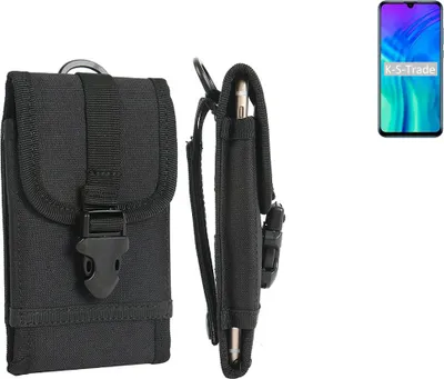 Produktbild von K-S-Trade Holster Handy Hülle kompatibel mit Huawei Honor 20 Holster Handytasche Gürtel Tasche Schutz Hülle Robust Outdoor schwarz