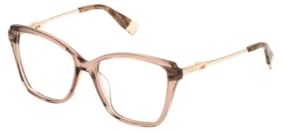 Produktbild von Furla VFU830 Marron chiaro trasparente lucido 54/16/140 Damen Brillen