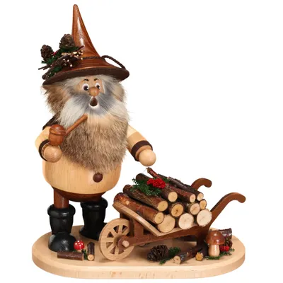 Produktbild von Räuchermännchen Waldwichtel, Typ:Wichtel mit Schiebock