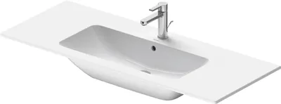 Immagine prodotto di Duravit ME by Starck lavabo pour meuble, avec trop-plein, sans trou pour robinetterie, avec plage de robinetterie, 1230mm, 23361200601, 23361200601