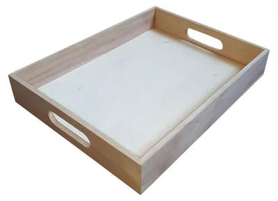 Produktbild von Tablett gerade Pauwlownia Holz