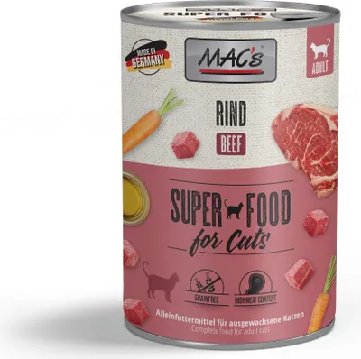 Produktbild von MAC's CAT - Dose 6x400g  |  Rind
