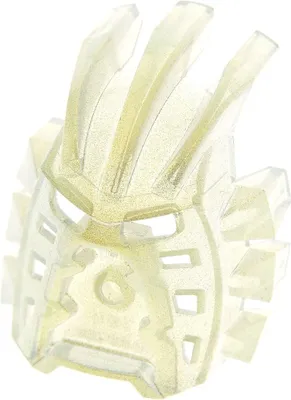 Produktbild von 1x Lego Bionicle Figur Maske transp. gold glitzer Kanohi Avohkii 8596 44814pb01