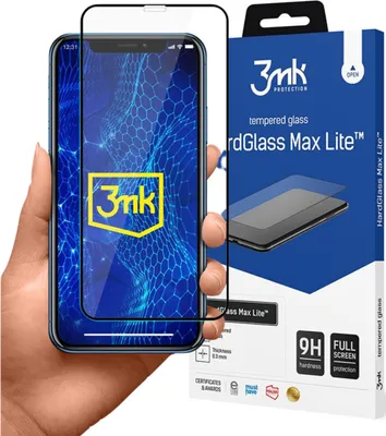 Produktbild von 3mk Display Gehrtetes Glas HardGlass Max Lite fr Apple iPhone 11 0,3mm 9H