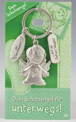 Produktbild von DEPESCHE Schlüsselanhänger 009 Schutzengel silber,