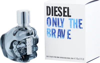 Produktbild von DIESEL Only The Brave, Männer, 35 ml, Nicht nachfüllbare Flasche, Koriander, Zitrone, Mandarine, Koriander, Labdanum, Violett, Bernstein, Benzoe-Resinoid, Zedernholz, Leder, Styrax