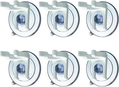 Produktbild von LED-Lichtleuchterhalter - 8 Stück weiße Halters für Fenster und Weihnachtsdekoration