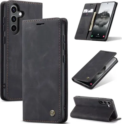 Produktbild von Samsung Galaxy S25 Plus Hülle - CaseMe 013 Klapphülle - Schwarz