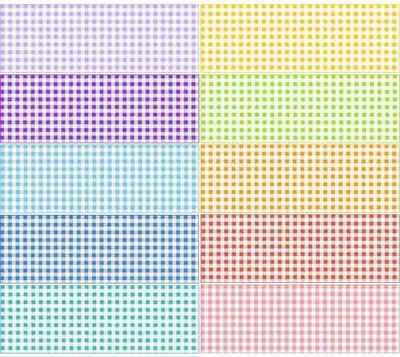 Produktbild von Fotokarton Karo 'Mini' 300g/qm 49,5x68cm VE=10 Bogen 10 Farben sortiert