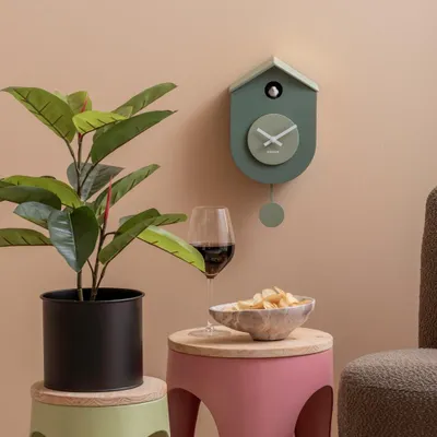 Obrázek produktu pro Karlsson KA6026GR, Zeď, Hodiny, Oválný, Zelená, ABS (akrylonitril-butadien-styren), Baterie
