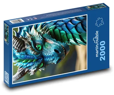 Obrázek produktu pro martinpuzzle - Puzzle 2000 - Barevný malovaný drak