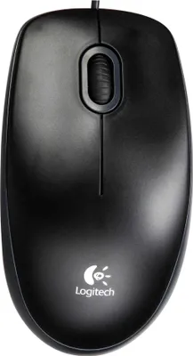Obrázek produktu pro Logitech Myš B100, optická, 3tl., 1 kolečko, drátová (USB), černá, 800dpi