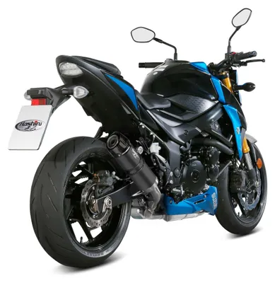 Produktbild von Hashiru Auspuff ST06 schwarz/carbon für Suzuki GSX-S 750