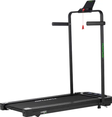 Produktbild von Tunturi Cardio Fit T5 Laufband - Walking Pad - 14 Trainingsprogramme - Klappbar - Kompakt - 0,8 bis 8 km/h Geschwindigkeit - Fitnessgerät für Zuhause