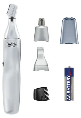 Produktbild von Wahl Ear, Nose & Brow 3-In-1, Ohr, Nase, Silber, China, CE, RoHS, Akku, AA
