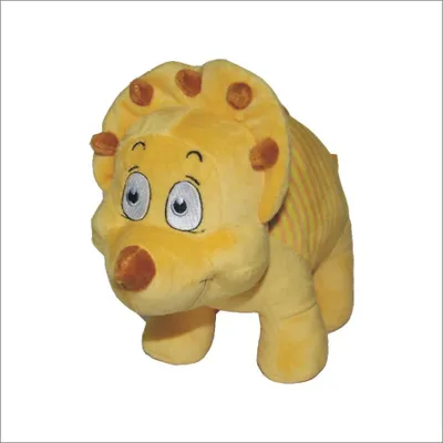 Obrázek produktu pro Dětský plyšák Dinosaur Sluničko - žlutý 20 cm vysoký, 36 cm dlouhý