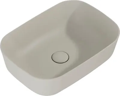 Produktbild von Jungborn Aufsatzwaschbecken NONUS DECEM 455 x 325 mm fume matt