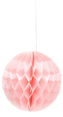 Produktbild von Wabenball Rosa 12cm Hängedekoration - Einheitsgröße