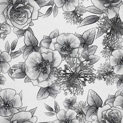 Productafbeelding van Buitenkussens Oxford - Motief: Bleistiftbloemen