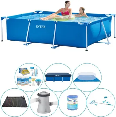 Obrázok produktu pre Intex Rámový bazén Rechteckig 220x150x60 cm - Bazénová súprava