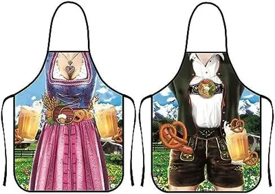 Produktbild von Zouwel 2 Küchenschürzen für Männer und Frauen für das , grillschürze lustig Grillen im Freien, Kochen, Gärtnern, Keramikkunst und mehr.