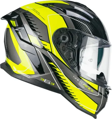 Produktbild von Integralhelm CGM 363G SHOT RACE Schwarzes Fluo-Gelb größe XS