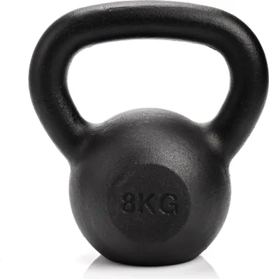 Obrázek produktu pro Kettlebell, míčová činka, míčové závaží, houpací litinová činka 8 kg