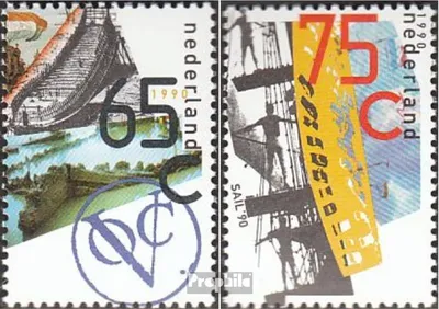 Produktbild von Briefmarken Niederlande 1990 Mi 1388-1389 (kompl.Ausg.) postfrisch Schiffahrt