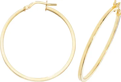 Image de Boucles d'Oreilles Femme Or 375/1000 - 30mm; TRS375929KYMM30