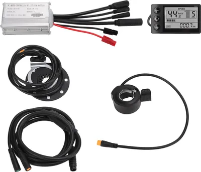 Obrázek produktu pro Řídicí jednotka elektromotoru 15A běžná rychlost 36 V 48 V s panelem S866 1 až 2 kabely Plně vodotěsná sada