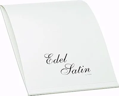Produktbild von Briefblock Edel Satin DIN A4 weiß glatt - Rössler