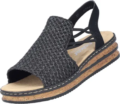 Produktbild von Rieker 62941-00 - Rieker Sandalen Schwarz  Rieker Farbe: schwarz, Größe: 41,