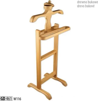 Immagine prodotto di Appendiabiti in legno di faggio Appendiabiti a binario Appendiabiti a stelo