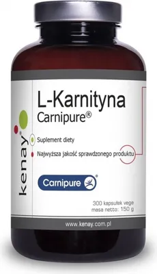 Zdjęcie produktu dla Suplementy diety Kenay L Karnityna Carnipure (300 kaps.) 3008