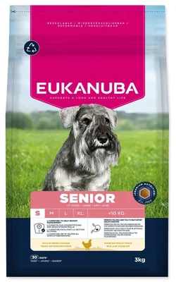 Image de EUKANUBA Aliment Senior Small riche en poulet frais 3 kg