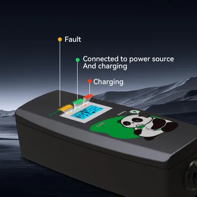 Image de Câble de recharge pour voiture électrique, 7 kW, connecteur Type 2, 5 mètres, réglable à 32A, câble de recharge portable pour véhicules électriques