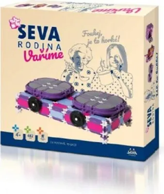Zdjęcie produktu dla Seva Family Cook Kuchenka+robot+mikrofalówka 682 sztuki 4+