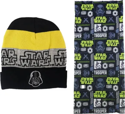 Produktbild von Star Wars Darth Vader Kinder Winter Set Mütze plus Snood Loop – 54