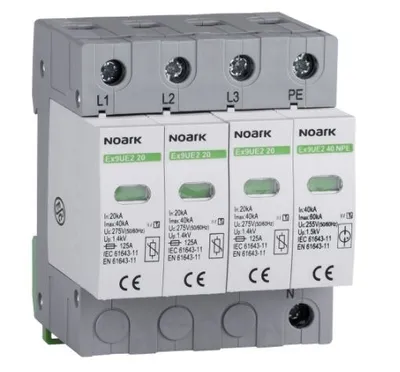 Zdjęcie produktu dla 103355 Ogranicznik przepięć Noark Ex9UE2 20 3PN 275
