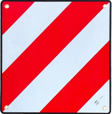 Produktbild von Flexible Warntafel zum wenden für Italien und Spanien 50 x 50 cm Ösen Kunststoff Wohnmobil Wohnwagen Auto