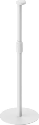 Image de PureMounts support d'enceinte réglable en hauteur pour Sonos Era 100 & 300, support d'enceinte, support d'enceinte avec gestion des câbles, capacité de charge 5Kg, blanc