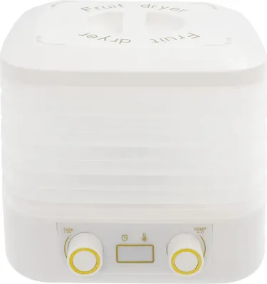 Obrázek produktu pro Sušička potravin – automatická sušička – 160 W – 5 úrovní – časovač na 48 hodin – 22×19×26 cm – 220 V – bílá