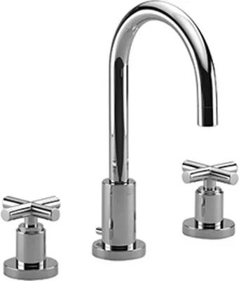Produktbild von Dornbracht TARA Waschtisch-Dreilochbatterie mit Ablaufgarnitur, Ausladung 135mm, 20710892-06