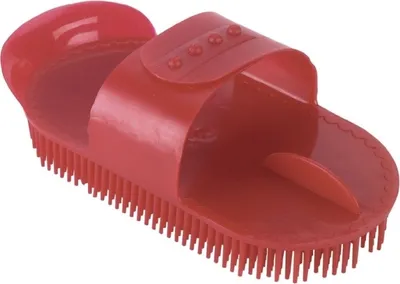 Produktbild von Kunststoffnadelstriegel rot