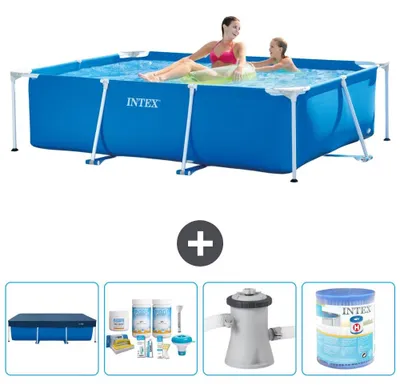 Produktbild von Rechteckiger Frame Pool - 220x150x60 cm - 5-teilig S40002