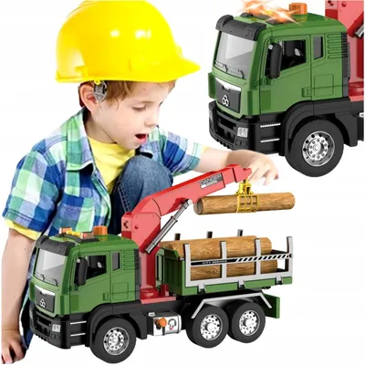 Produktbild von QULKI Kipp-LKW Holztransport mit Licht und Sound