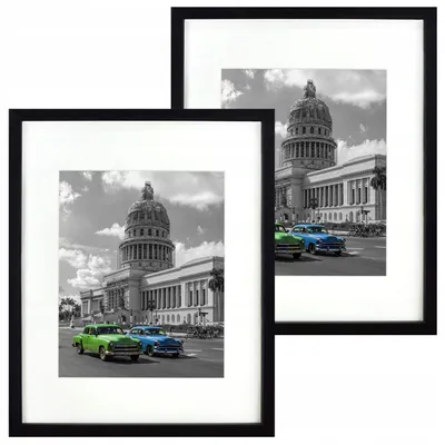 Produktbild von BD art Fotorahmen Set 2 Stück Schwarz 28x35 cm